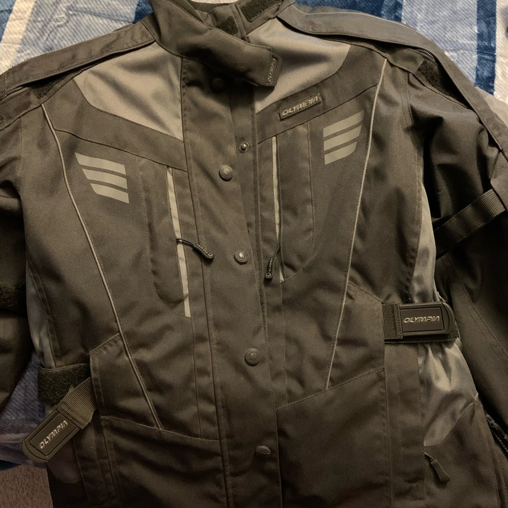Olympia moto jacket for Women perfect condition size M with protection